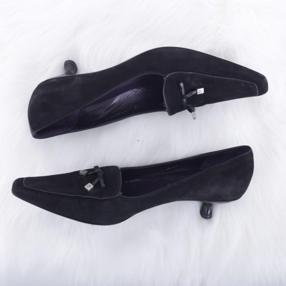 Donald JPliner Black Heels - Picture 2 of 9